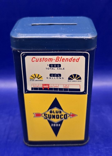 Vtg 1950s blue sunoco 200x - vtg,