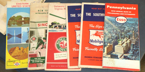 Vintage gas station - vintage, maps